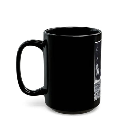 Francine York #45 (Vintage Female Icon) Black Coffee Mug - Go Mug Yourself
