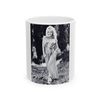 Francine York #45 (Vintage Female Icon) White Coffee Mug 11oz - Go Mug Yourself