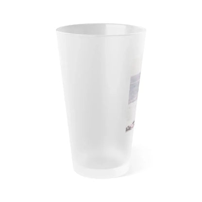 Francine York #48 (Vintage Female Icon) Frosted Pint Glass 16oz - Go Mug Yourself