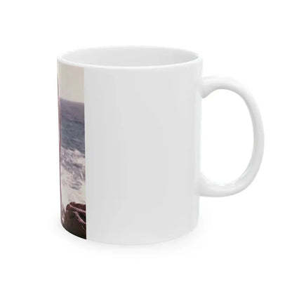 Francine York #48 (Vintage Female Icon) White Coffee Mug - Go Mug Yourself