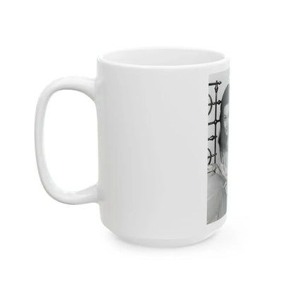Francine York #50 (Vintage Female Icon) White Coffee Mug - Go Mug Yourself