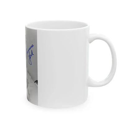 Francine York #50 (Vintage Female Icon) White Coffee Mug - Go Mug Yourself