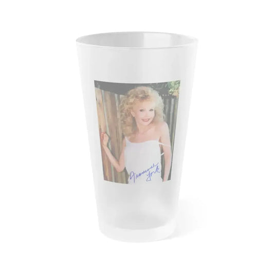 Francine York #52 (Vintage Female Icon) Frosted Pint Glass 16oz 16oz Frosted - Go Mug Yourself