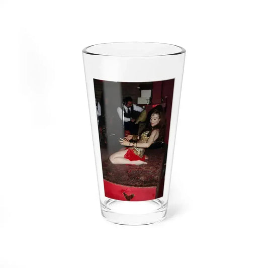 Francine York #54 (Vintage Female Icon) Pint Glass 16oz 16oz - Go Mug Yourself