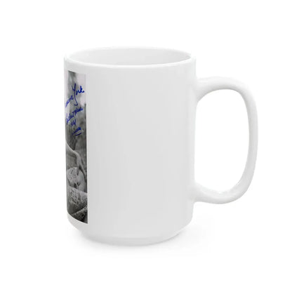 Francine York #61 (Vintage Female Icon) White Coffee Mug - Go Mug Yourself