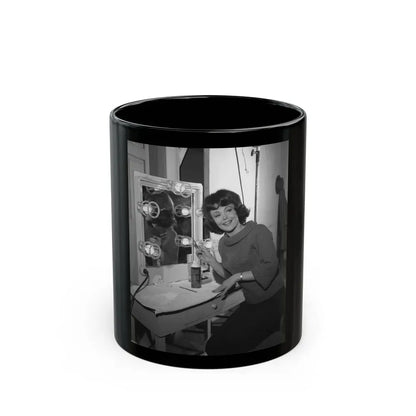 Francine York #67 (Vintage Female Icon) Black Coffee Mug 11oz - Go Mug Yourself
