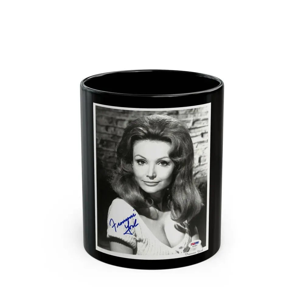 Francine York #68 (Vintage Female Icon) Black Coffee Mug 11oz - Go Mug Yourself