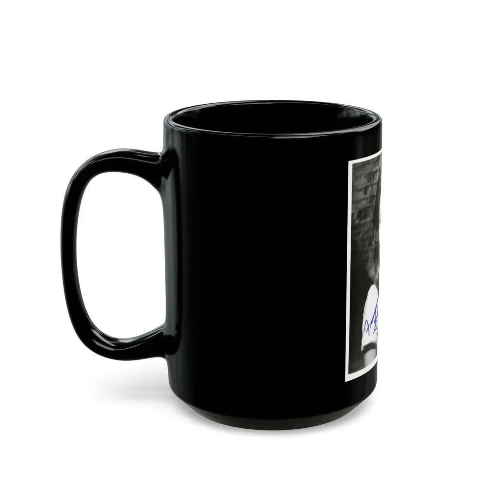 Francine York #68 (Vintage Female Icon) Black Coffee Mug - Go Mug Yourself