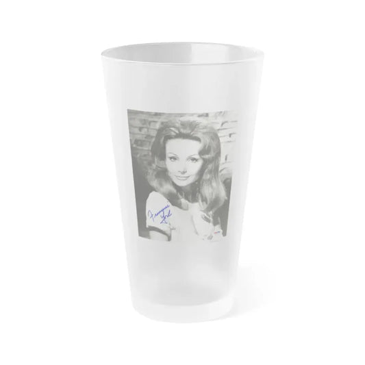 Francine York #68 (Vintage Female Icon) Frosted Pint Glass 16oz 16oz Frosted - Go Mug Yourself