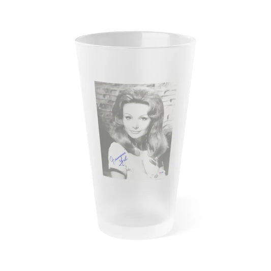 Francine York #68 (Vintage Female Icon) Frosted Pint Glass 16oz 16oz Frosted - Go Mug Yourself