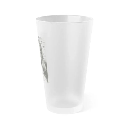 Francine York #68 (Vintage Female Icon) Frosted Pint Glass 16oz - Go Mug Yourself