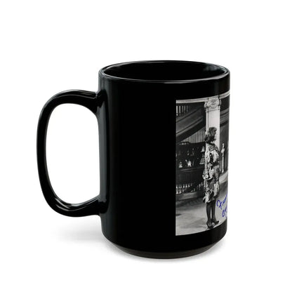 Francine York #71 (Vintage Female Icon) Black Coffee Mug - Go Mug Yourself