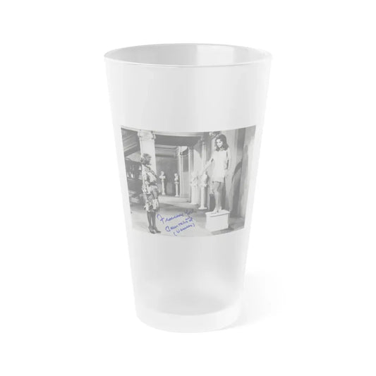 Francine York #71 (Vintage Female Icon) Frosted Pint Glass 16oz 16oz Frosted - Go Mug Yourself