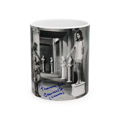 Francine York #71 (Vintage Female Icon) White Coffee Mug 11oz - Go Mug Yourself