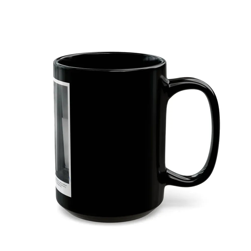 Francine York #79 (Vintage Female Icon) Black Coffee Mug - Go Mug Yourself