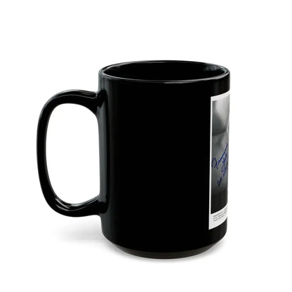 Francine York #79 (Vintage Female Icon) Black Coffee Mug - Go Mug Yourself