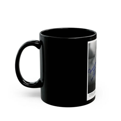 Francine York #79 (Vintage Female Icon) Black Coffee Mug - Go Mug Yourself