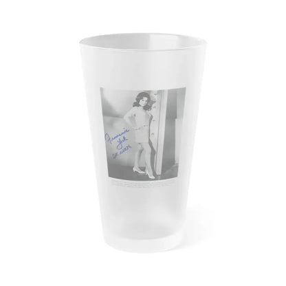 Francine York #79 (Vintage Female Icon) Frosted Pint Glass 16oz 16oz Frosted - Go Mug Yourself