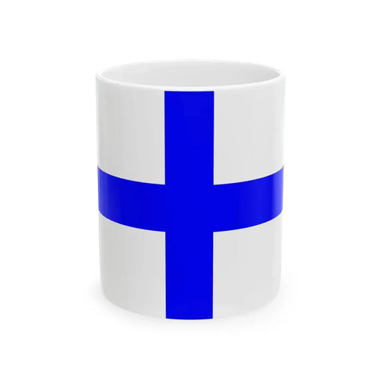 Francis Leopold McClintocks sledge flag 1850-1851 (Ireland) White Coffee Mug 11oz - Go Mug Yourself