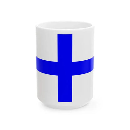 Francis Leopold McClintocks sledge flag 1850-1851 (Ireland) White Coffee Mug 15oz - Go Mug Yourself