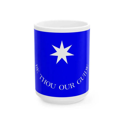 Francis Leopold McClintocks sledge flag 1852-1854 (Ireland) White Coffee Mug 15oz - Go Mug Yourself