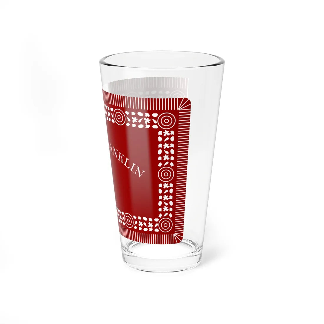 Francis Leopold McClintocks sledge flag 1857-1859 (Ireland) Pint Glass 16oz - Go Mug Yourself