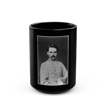 Francis Redding Tillou Nicholls, Half-Length Portrait, Facing Right, In Uniform (U.S. Civil War) Black Coffee Mug-15oz-Go Mug Yourself