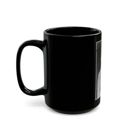 Francis Redding Tillou Nicholls, Half-Length Portrait, Facing Right, In Uniform (U.S. Civil War) Black Coffee Mug-Go Mug Yourself