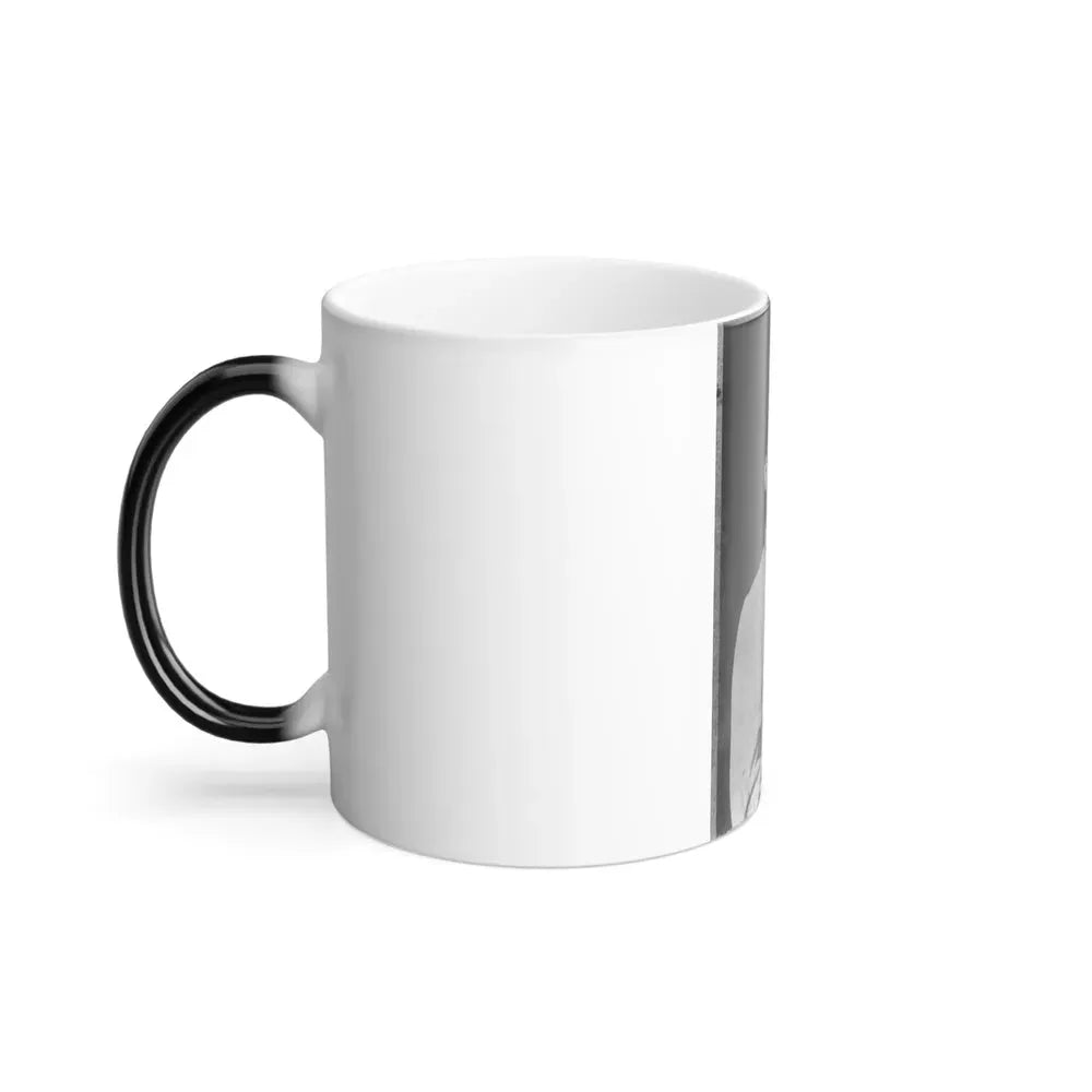 Francis Redding Tillou Nicholls, Half-Length Portrait, Facing Right, in Uniform (U.S. Civil War) Color Changing Coffee Mug 11oz - Go Mug Yourself