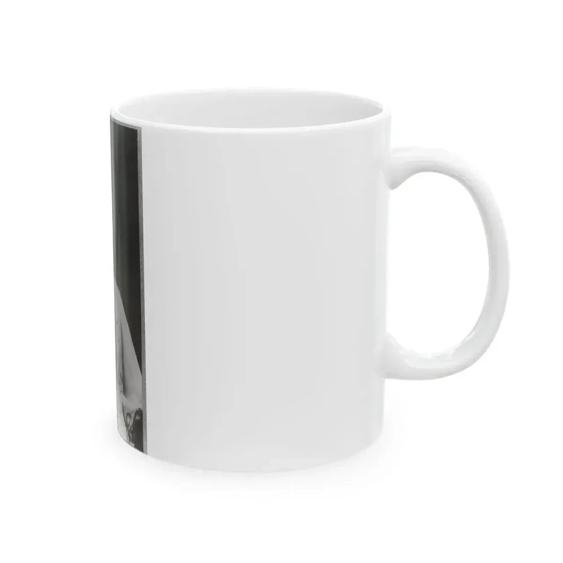 Francis Redding Tillou Nicholls, Half-Length Portrait, Facing Right, In Uniform (U.S. Civil War) White Coffee Mug - Go Mug Yourself