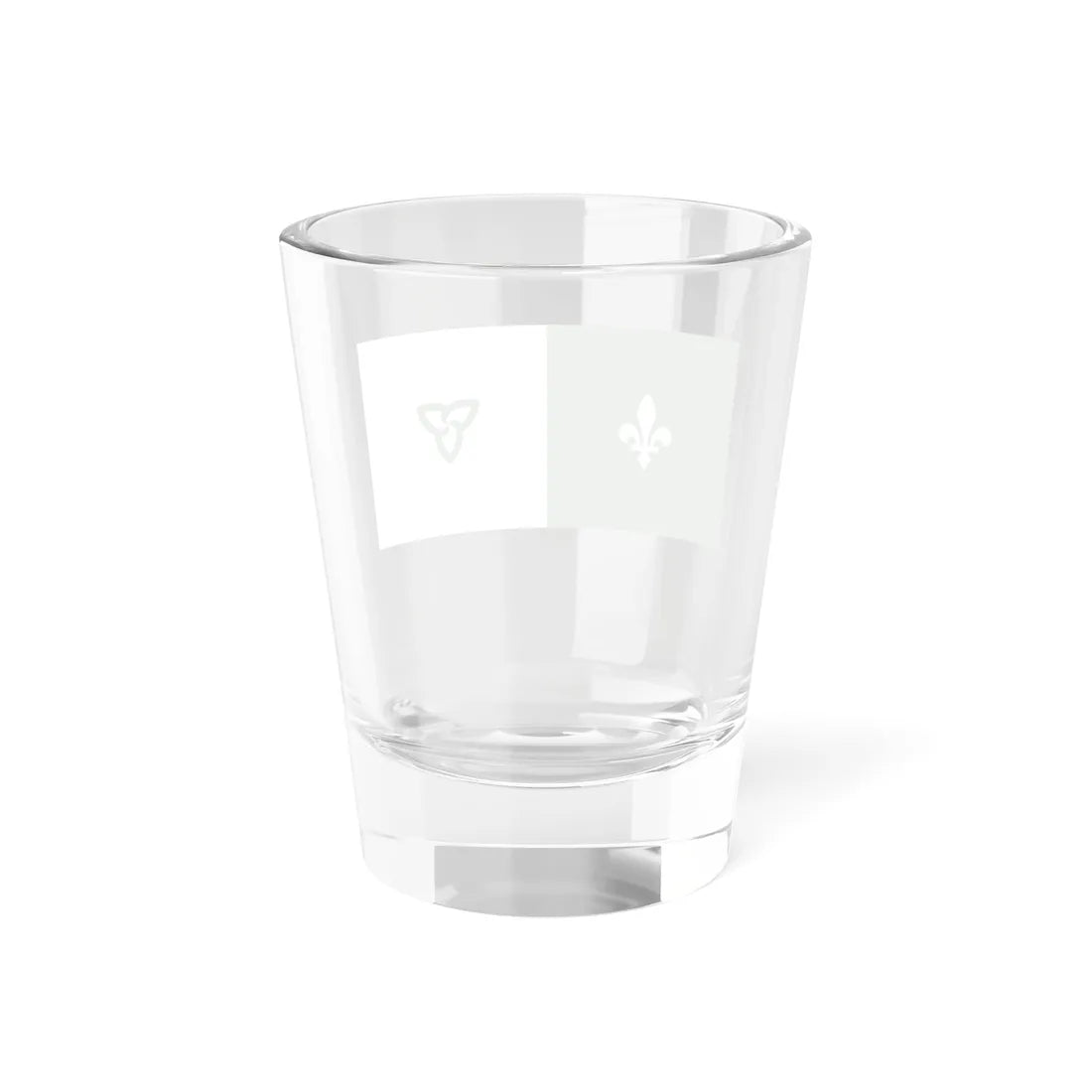 Franco-Ontarian flag (Canada) Shot Glass 1.5oz - Go Mug Yourself