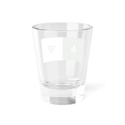 Franco-Ontarian flag (Canada) Shot Glass 1.5oz - Go Mug Yourself