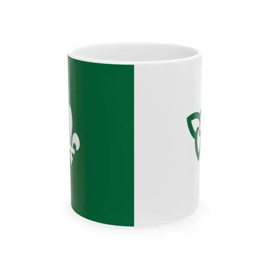 Franco-Ontarian flag (Canada) White Coffee Mug 11oz - Go Mug Yourself