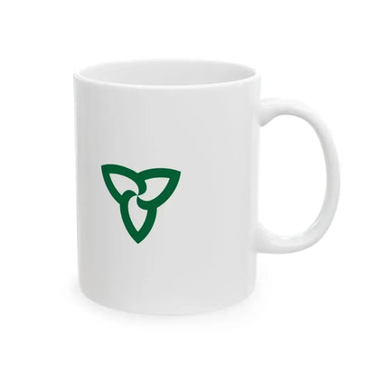 Franco-Ontarian flag (Canada) White Coffee Mug - Go Mug Yourself