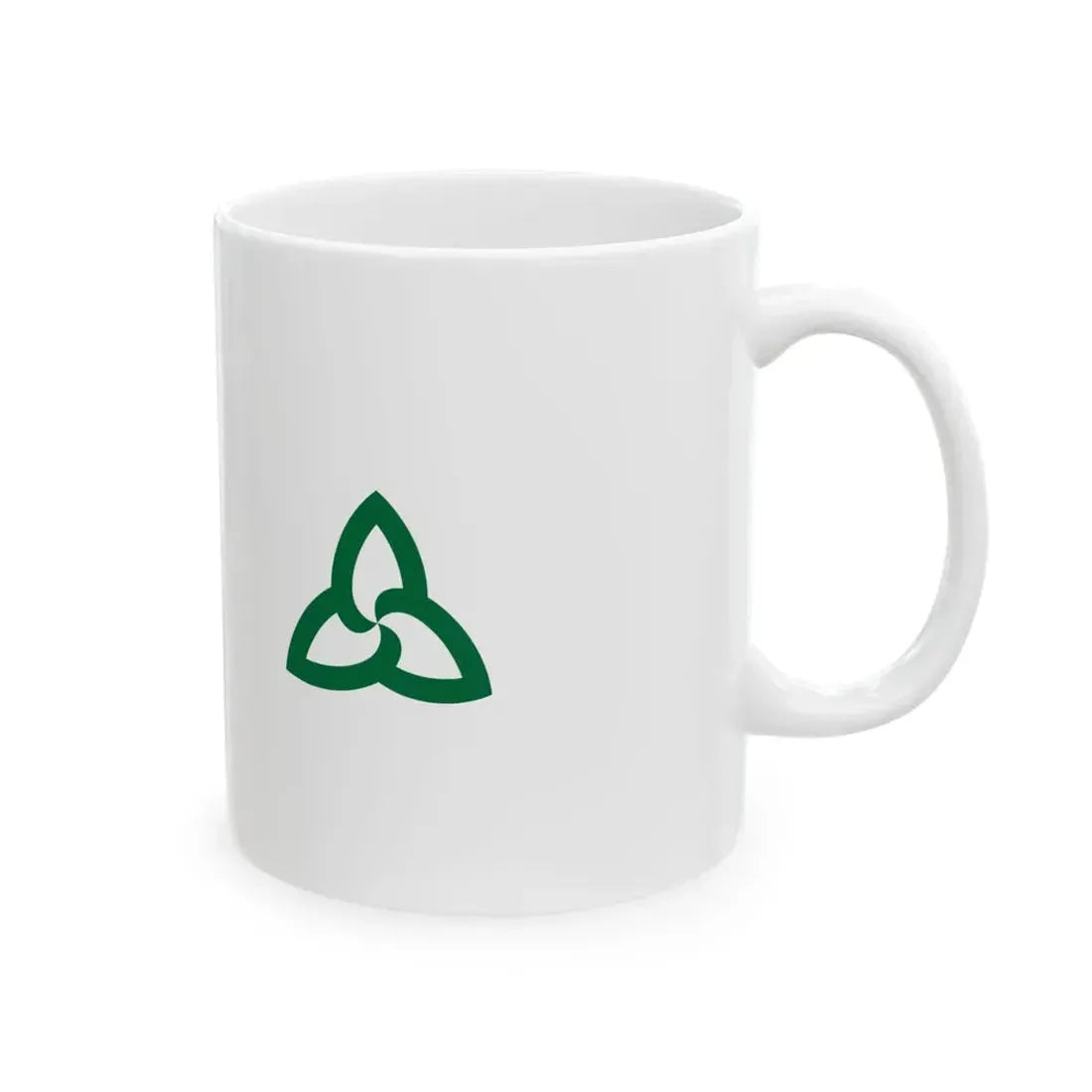 Franco-Ontarian flag variant (Canada) White Coffee Mug - Go Mug Yourself