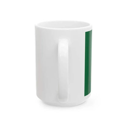 Franco-Ontarian flag variant (Canada) White Coffee Mug - Go Mug Yourself