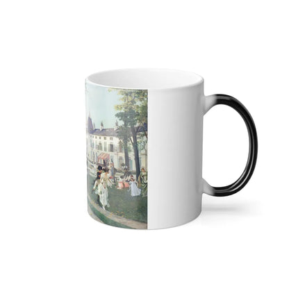 Francois Flameng (1856-1923) Reception at Malmaison in 1802 - 1896 - Color Changing Mug 11oz-Go Mug Yourself