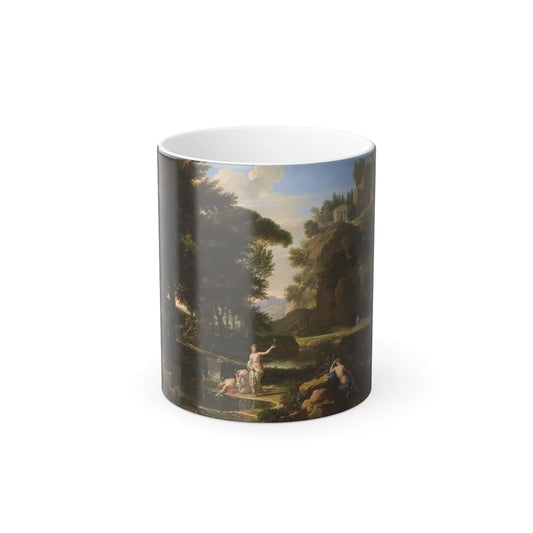 Francois-Xavier Fabre (1766-1837) The Death of Narcissus - 1814 - Color Changing Mug 11oz-11oz-Go Mug Yourself