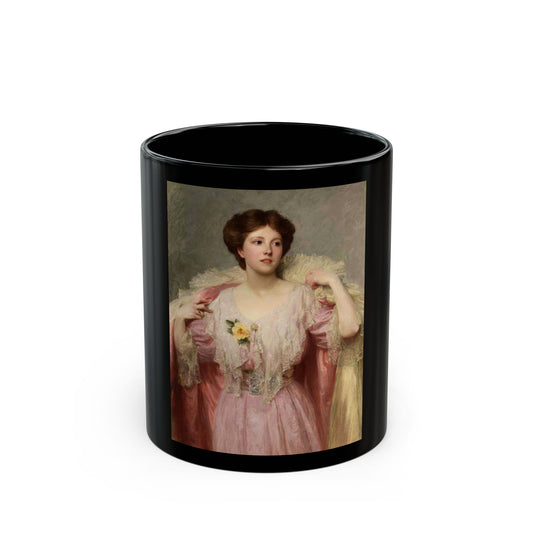 Frank Dicksee (1853 1928) Ruth Julia Cripps - Black Coffee Mug-11oz-Go Mug Yourself