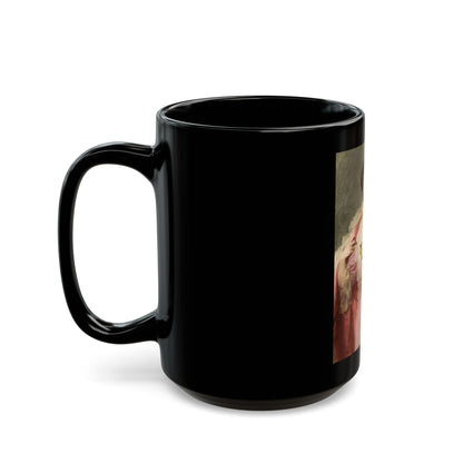 Frank Dicksee (1853 1928) Ruth Julia Cripps - Black Coffee Mug-Go Mug Yourself