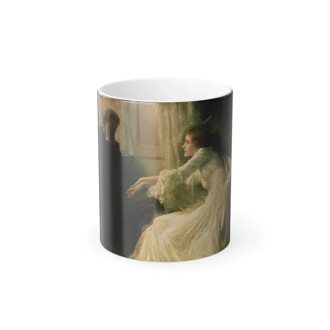 Frank Dicksee (1853 1928) The Confession - 1896 - Color Changing Mug 11oz 11oz - Go Mug Yourself