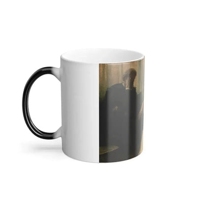 Frank Dicksee (1853 1928) The Confession - 1896 - Color Changing Mug 11oz - Go Mug Yourself