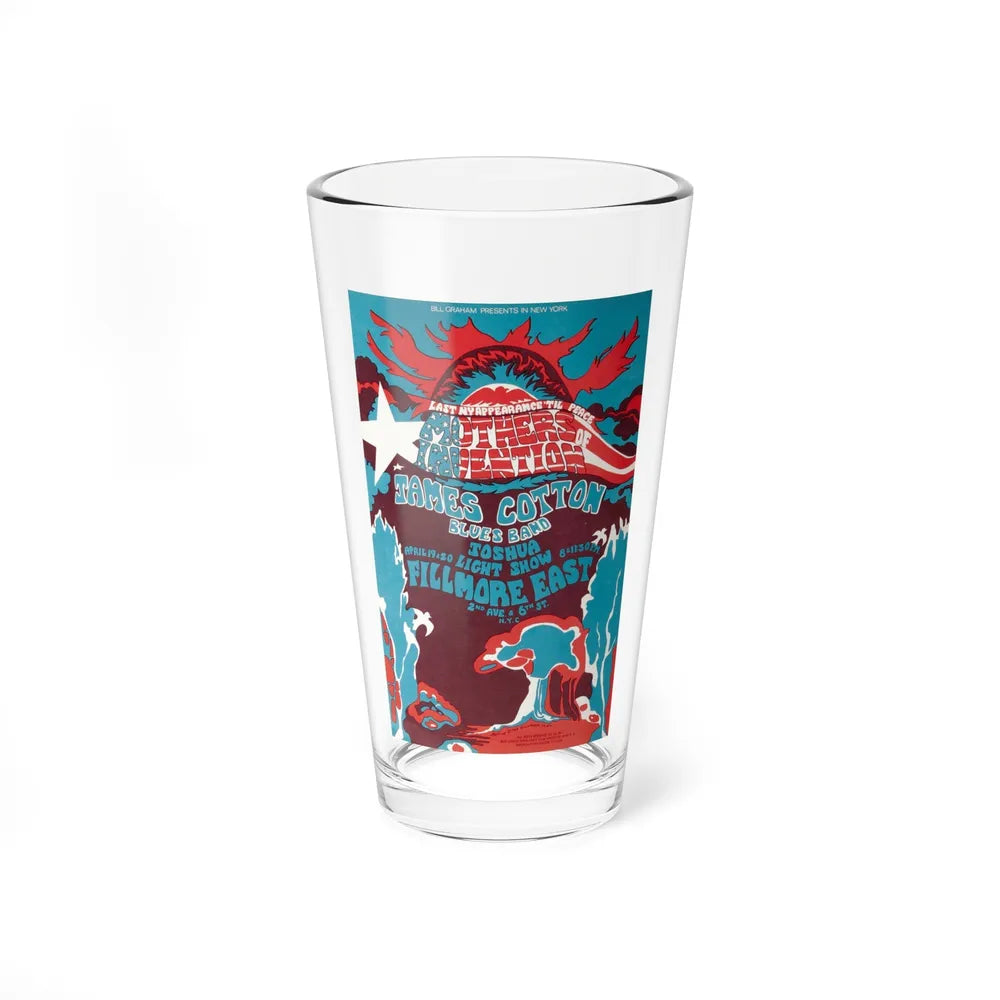 frank zappa and the mothers of invention 1968 (Music Poster) Pint Glass 16oz-16oz-Go Mug Yourself