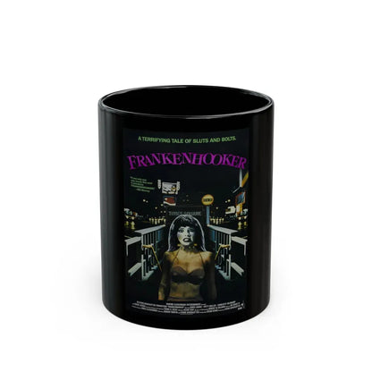 FRANKENHOOKER 1990 Movie Poster - Black Coffee Mug 11oz - Go Mug Yourself