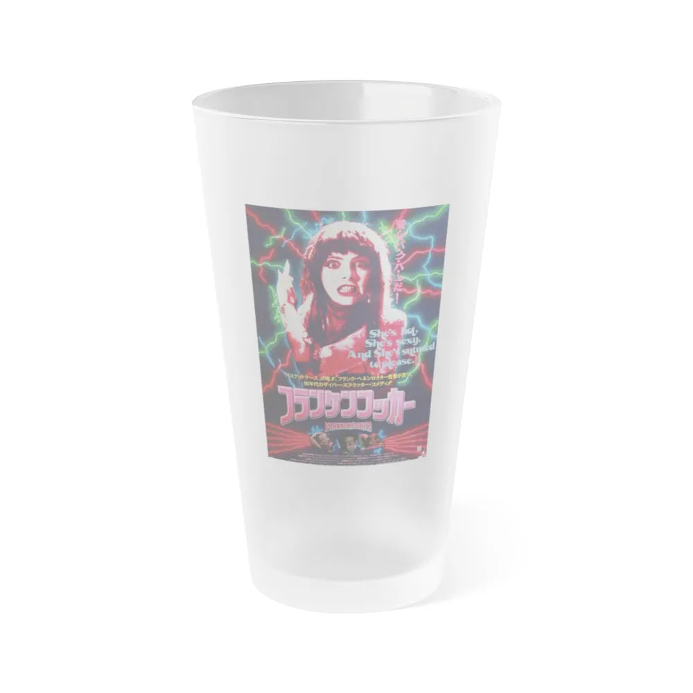 FRANKENHOOKER (JAPAN) 1990 Movie Poster - Frosted Pint Glass 16oz-16oz-Frosted-Go Mug Yourself