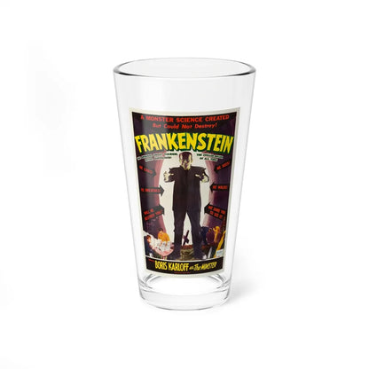 FRANKENSTEIN 1931 Movie Poster - Pint Glass 16oz-16oz-Go Mug Yourself