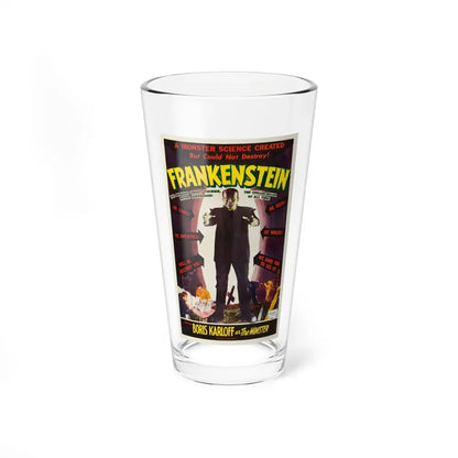 FRANKENSTEIN 1931 Movie Poster - Pint Glass 16oz 16oz - Go Mug Yourself