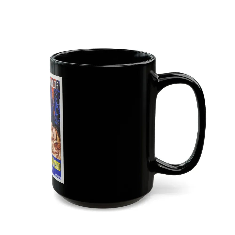 FRANKENSTEIN 1970 (ITALIAN) 1958 Movie Poster - Black Coffee Mug - Go Mug Yourself