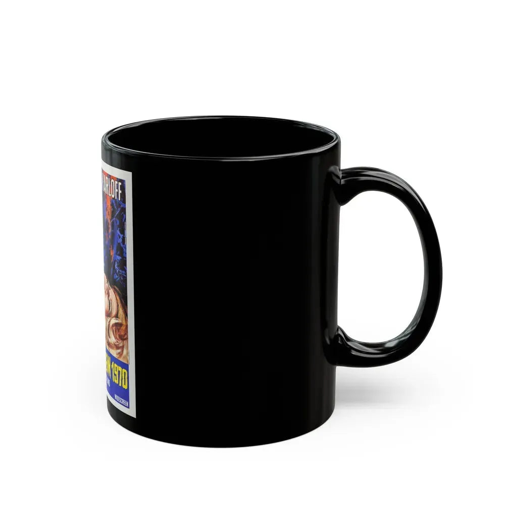 FRANKENSTEIN 1970 (ITALIAN) 1958 Movie Poster - Black Coffee Mug - Go Mug Yourself