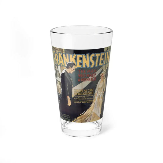 FRANKENSTEIN (4) 1931 Movie Poster - Pint Glass 16oz 16oz - Go Mug Yourself